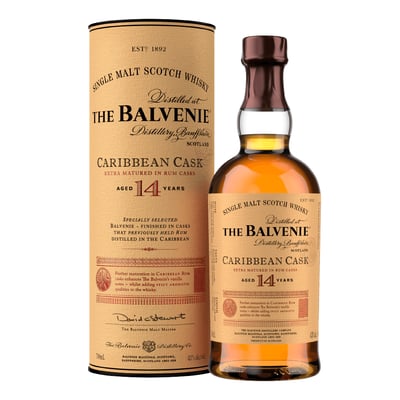 Whisky The Balvenie 14 Años Caribbean Cask Single Malt 700cc