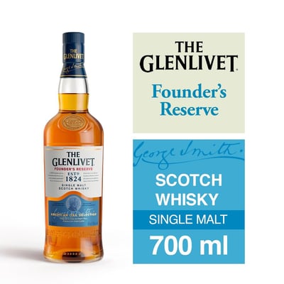 Whisky The Glenlivet founders reserve botella 700 cc