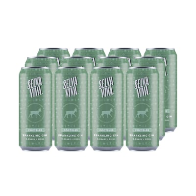 x12 Sparkling Gin Selva Viva 310cc