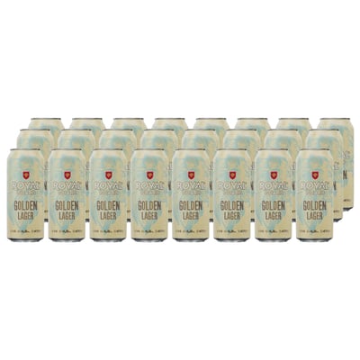 x24 Cerveza Royal Guard Golden Lager 470cc