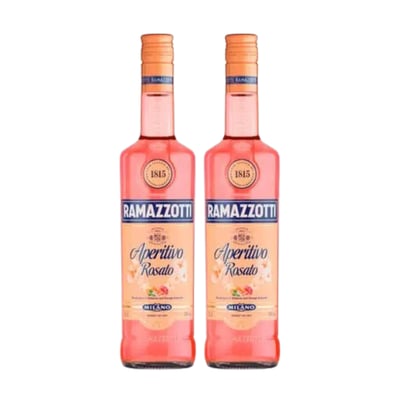 x2 Licor Aperitivo Ramazzotti Rosato 700cc ($9.290 c/u)