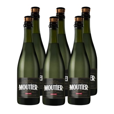 x6 Espumante Argentino Moutier Extra Brut 750cc (4.790 c/u)