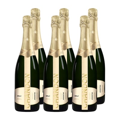 x6 Espumante Chandon Brut 12.5° 750cc ($11.490 c/u)
