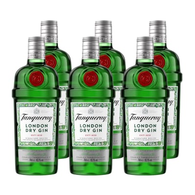 x6 Gin Tanqueray London Dry 43.1° 750cc ($12,990c/u)