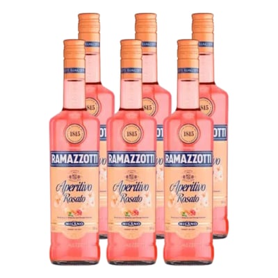 x6 Licor Aperitivo Ramazzotti Rosato 700cc ($8.990 c/u)