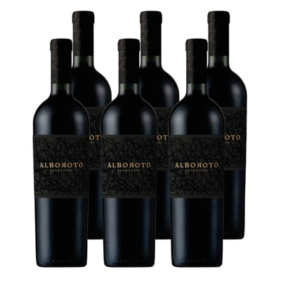 x6 Vino Casa Bauza Alboroto Carmenere 750cc