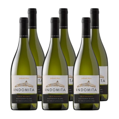 x6 Vino Indómita Gran Reserva Sauvignon Blanc ($3,990 c/u)
