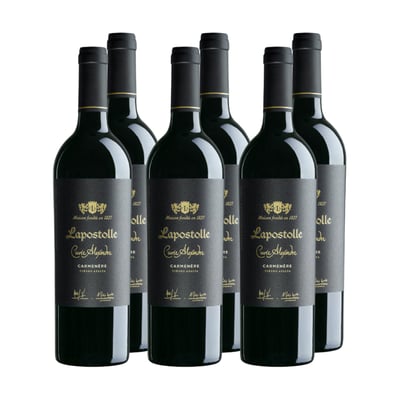 x6 Vino Lapostolle Cuvee Alexandre Carmenere 750cc ($15.690 c/u)