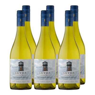 x6 Vino Leyda Reserva Sauvignon Blanc 750cc ($5.290 c/u)