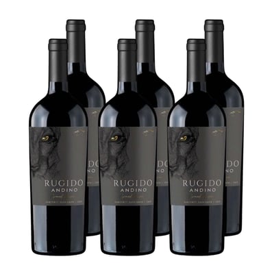 x6 Vino Rugido Andino Carmenere 750cc ($5,590 c/u)