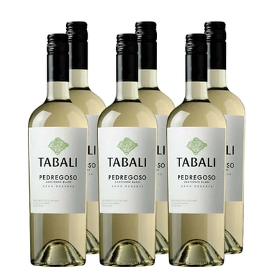x6 Vino Tabali Pedregoso Gran Reserva Sauvignon Blanc 750ml ($5.990 c/u)