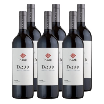 x6 Vino Tabali Talud Cabernet Sauvignon 750cc ($11.990 c/u)