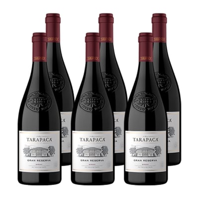 x6 Vino Tarapaca Gran Reserva Syrah 750cc ($6.290 c/u)