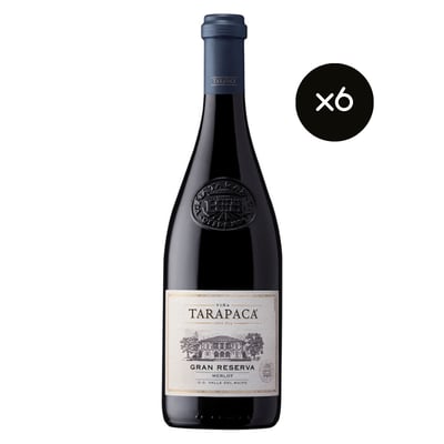 x6 Vinos Tarapaca Gran Reserva Merlot ($6.990 c/u)