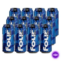 12x Bebida Four Loko Blue 12˚ - Lata 473cc