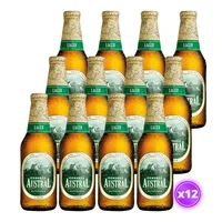 12x Cerveza Austral Lager 4,5˚ - Botella 330cc