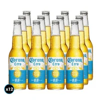 12x Cerveza Corona Cero Botella 330cc