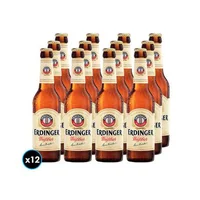 12x Cerveza Erdinger Weißbier Botella 330cc