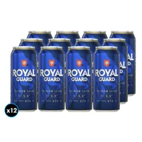 12x Cerveza Royal Guard Lata 470cc