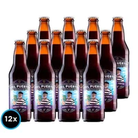 12x Cervezas Del Puerto Porter en Botella 330cc