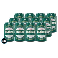 12x Cervezas Mahou Clásica en Lata 330cc