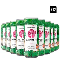 12x Vino Reserva Undurraga Aliwen Rose Rtd Lata 250cc