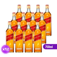 12x Whisky Johnnie Walker Red Label - 750ml