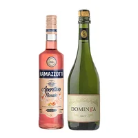 1x Licor Aperitivo Ramazzotti Rosatto 700cc + 1x Espumante Doña Dominga Brut 750cc
