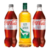 1x Pisco Alto del Carmen Especial 1,5 lts. 35º alc. + 2x Coca Cola Light 1,5 Litros