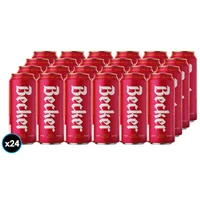 24x Cerveza Becker Red Lager en Lata 473cc