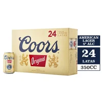 24x Cerveza Coors Lata 5° 350cc