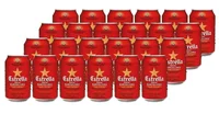 24x Cerveza Estrella Damm en Latas de 330cc