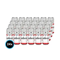 24x Cervezas Budweiser Lata 473cc