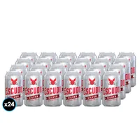 24x Cervezas Escudo Silver Lata 350cc