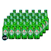 24x Cervezas Heineken Silver Botella 330cc