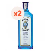 2x Gin Bombay Sapphire 40º 750cc