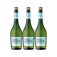 3x Espumante Undurraga Baron Lacroix Cepas 750cc