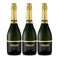 3x Espumante Viñamar Charmat Brut 750cc