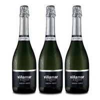 3x Espumante Viñamar Charmat Demi Sec 750cc