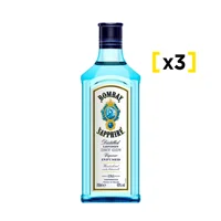3x Gin Bombay Sapphire 750 Cc