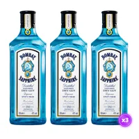3x Gin Bombay Sapphire London Dry 40˚ - 750ml
