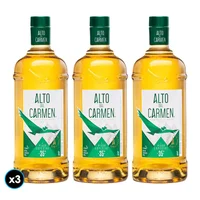 3x Pisco Alto del Carmen 35 grados 1 Litro