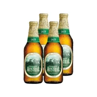 4x Cerveza Austral Lager Botellín 330cc