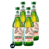 4x Cerveza Clausthaler Sin Alcohol en Botella 330cc