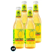 4x Cerveza Clausthaler Sin Alcohol Limón en Botella 330cc