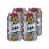 4x Cerveza Hoppy Flower Doble IPA 7.5° 330cc