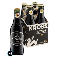 4x Cerveza Kross Stout Botella 330cc
