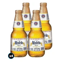 4x Cerveza Modelo Especial en Botella 355cc