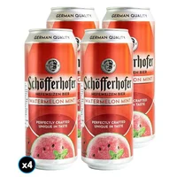 4x Cerveza Schofferhofer Sandia Menta Lata 500cc