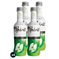 4x Vodka Spirit Apple 275cc 5.5°alc.